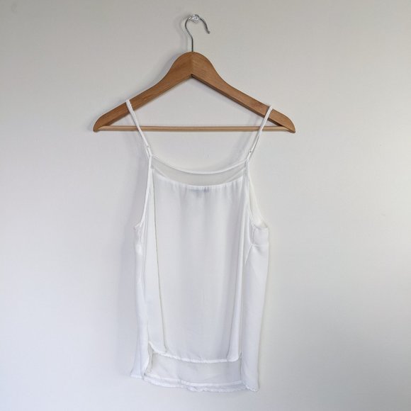 Dynamite White Strappy Mesh Tank - Picture 2 of 6